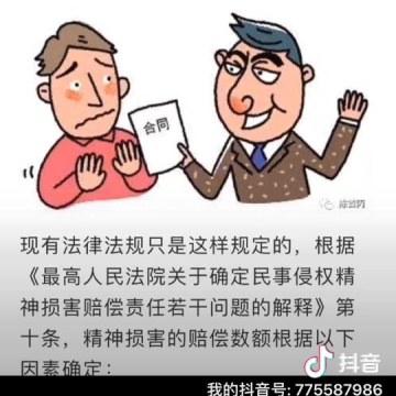 精神损害赔偿