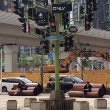 红绿灯路口