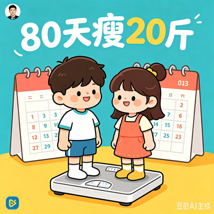 80天蜕变瘦20斤遇见新自己【减肥打卡】 群聊头像