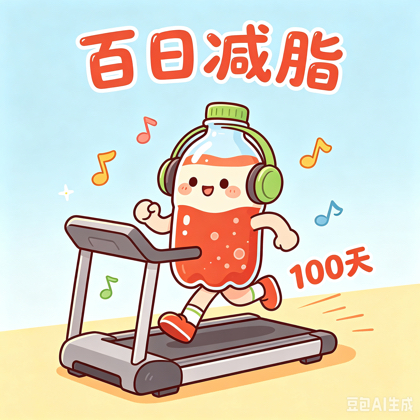 百日减肥打卡群 100天减脂打卡 群聊头像