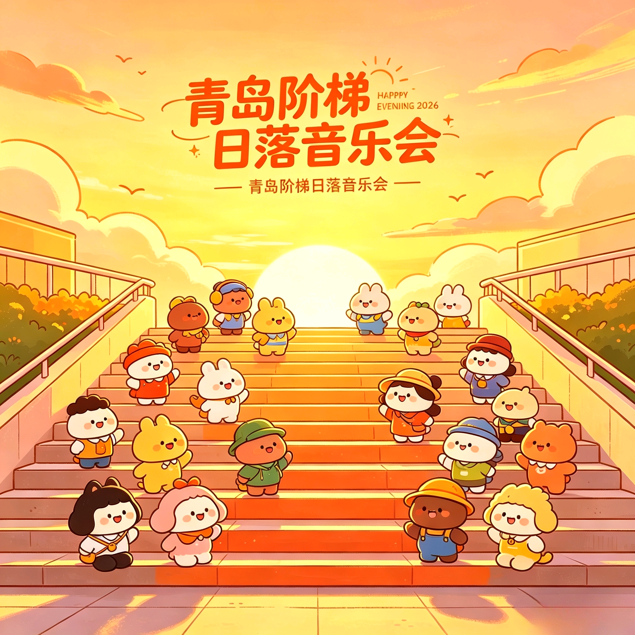 日落音乐会演出预告 群聊头像