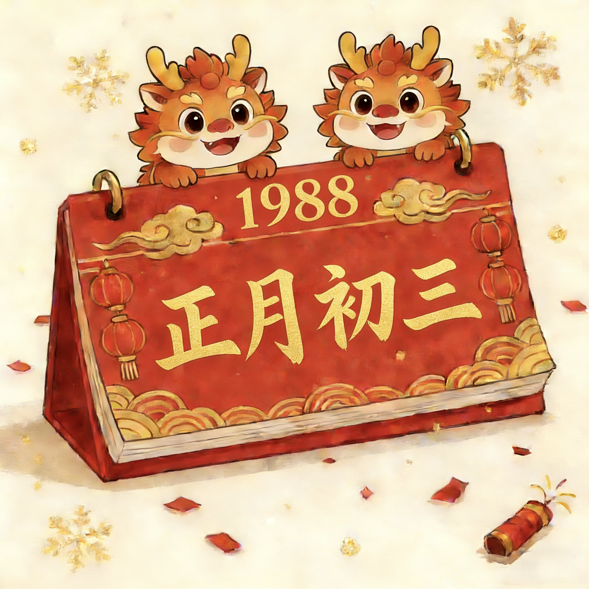 88年正月初三同年同月同日群 群聊头像