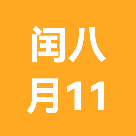 1976年润8月11同年同月同日生 群聊头像
