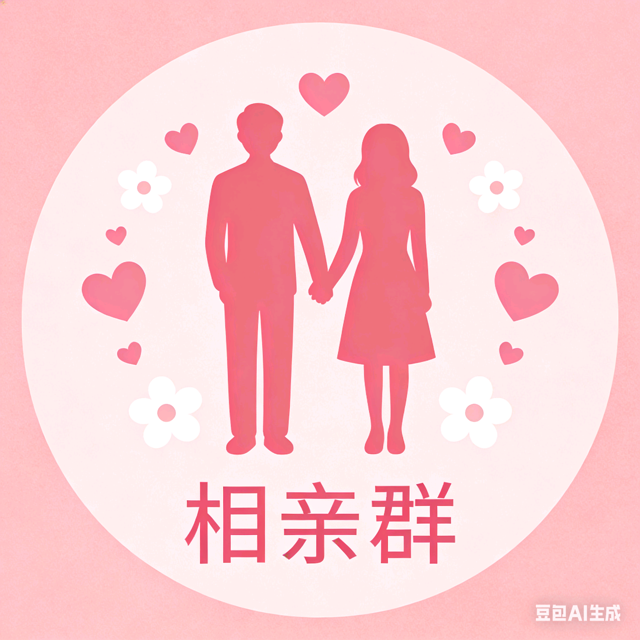 相亲脱单群 群聊头像