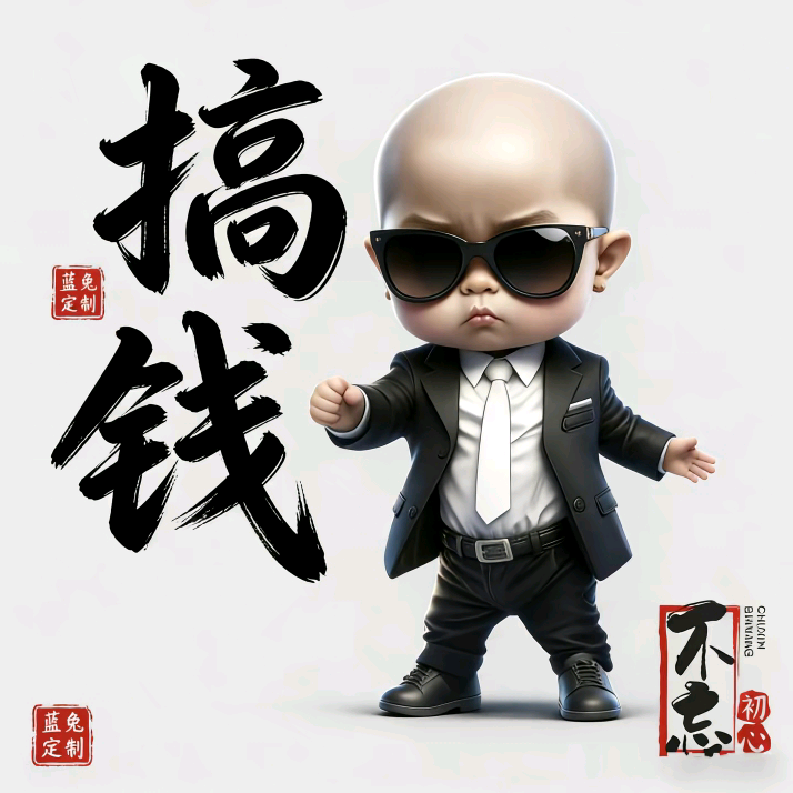 拍剪直  带共创 群聊头像