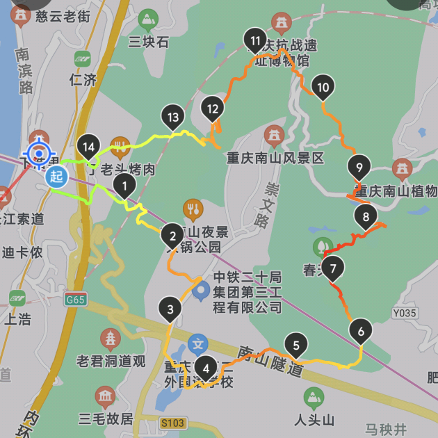 川渝徒步搭子群 群聊头像