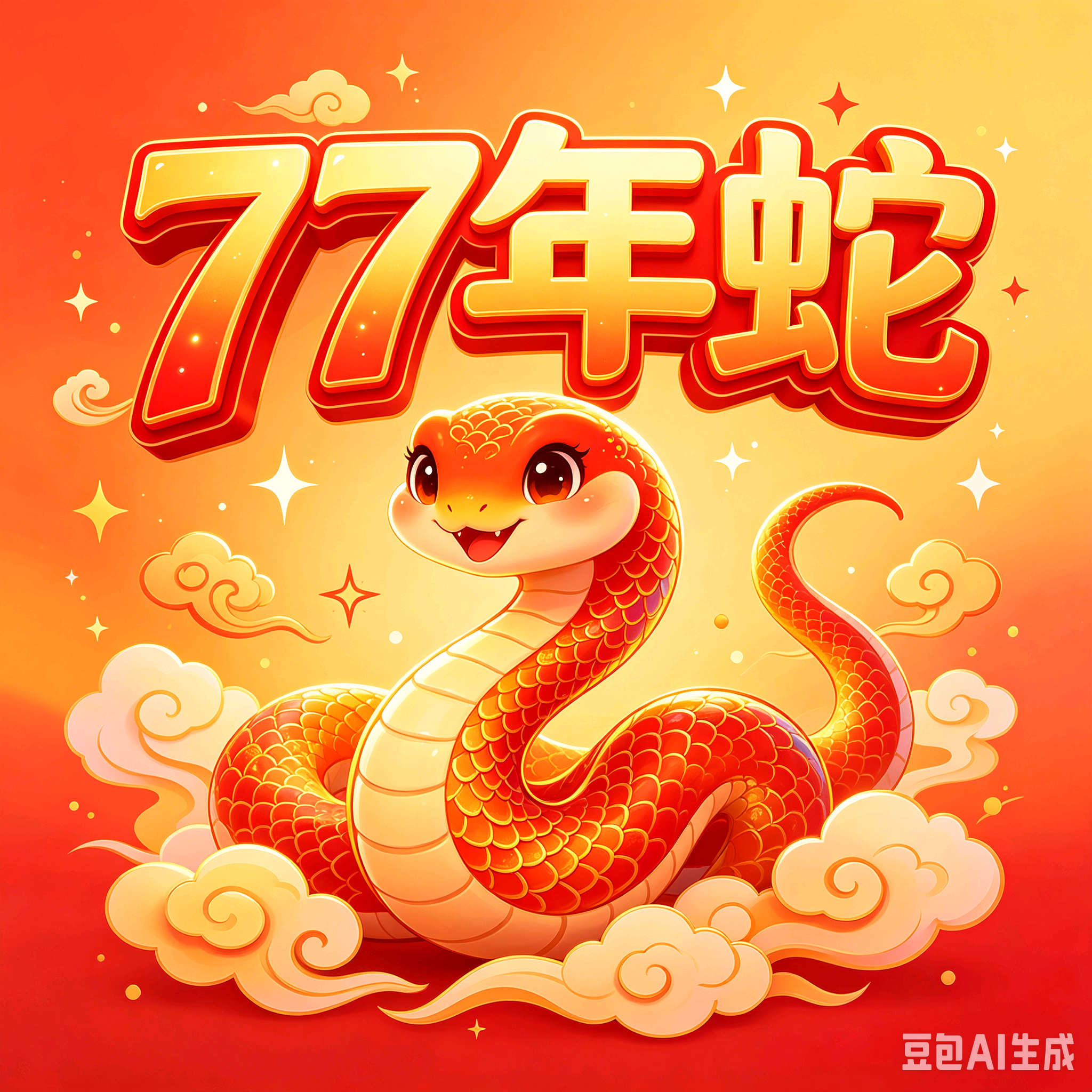 一九七七，金蛇相伴 群聊头像