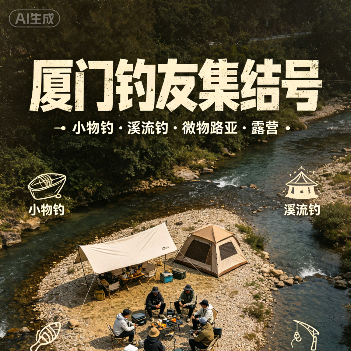 厦门溪流＆小物钓 群聊头像