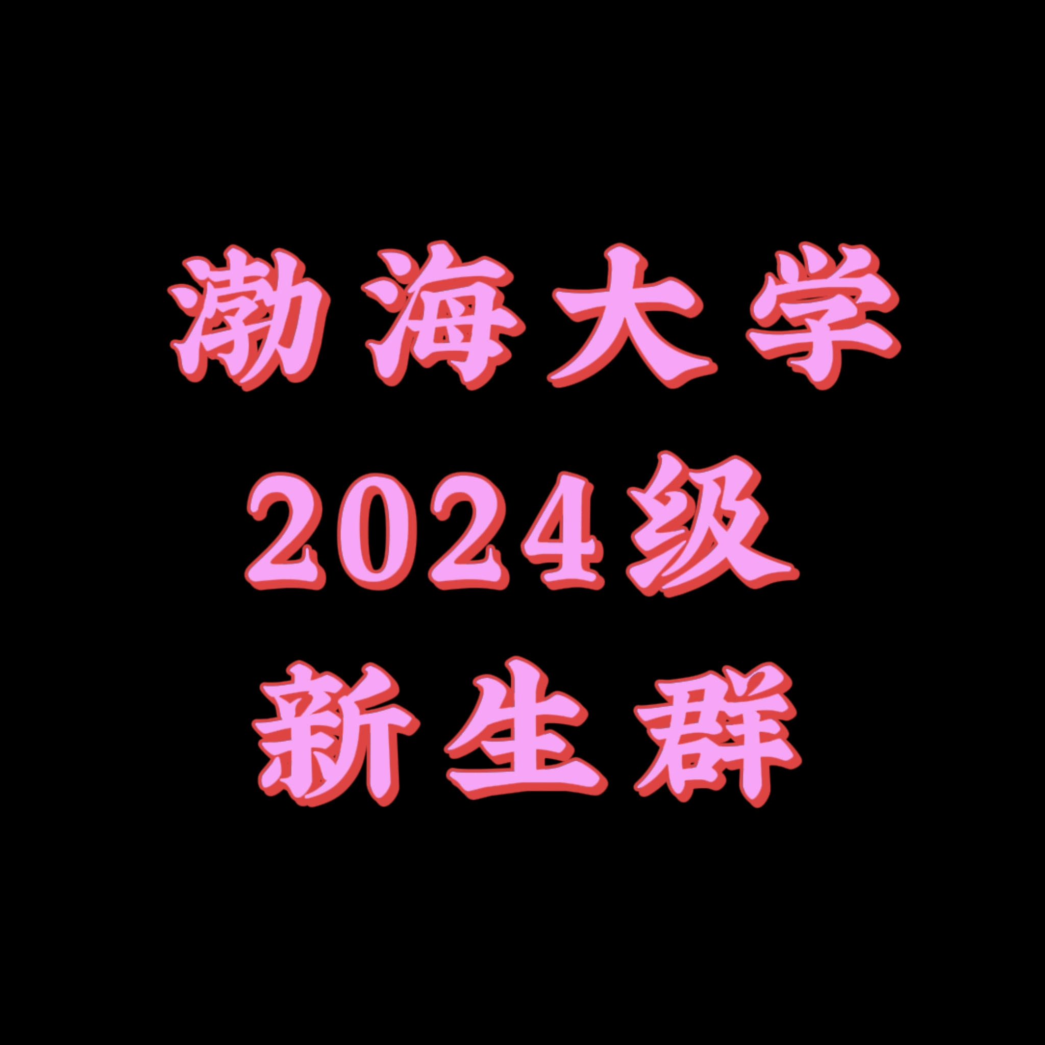 渤海大学2024级新生群 群聊头像