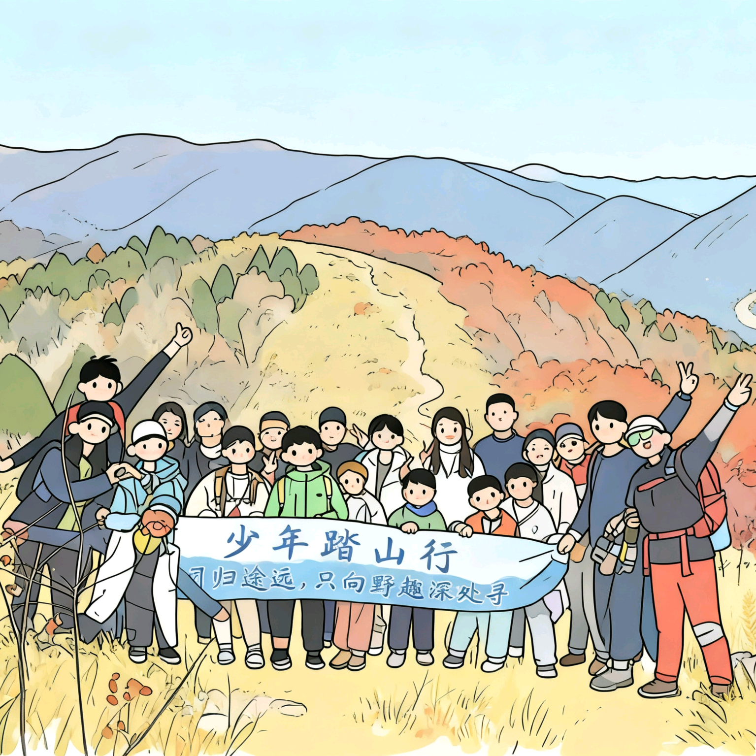 少年踏山行 群聊头像