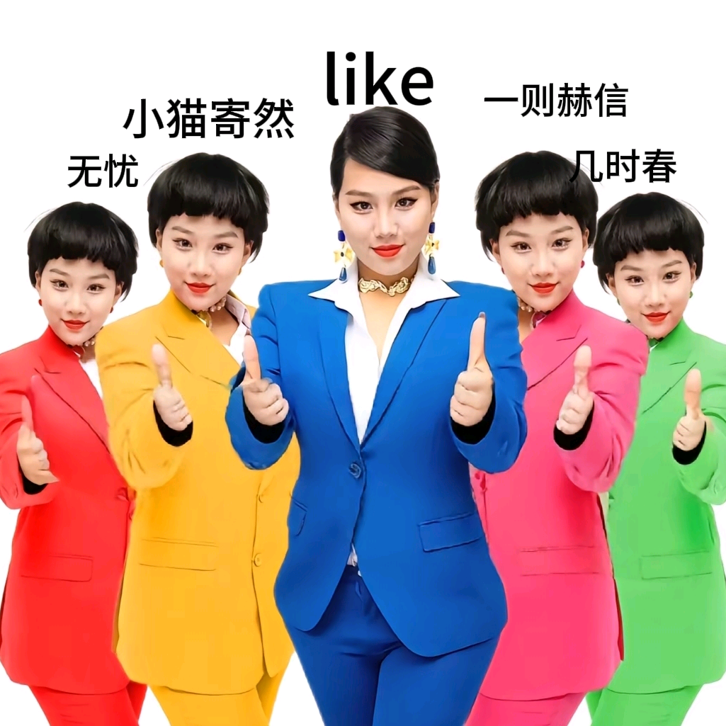 福瑞控丨拍剪直（like牛逼） 群聊头像