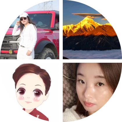 无锡雪姐自驾游～～晓雪领队, 日月光辉, N H P, 朋友 群聊头像