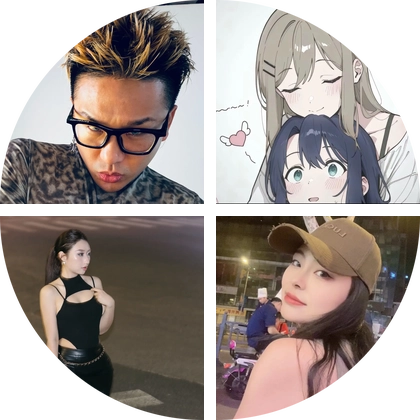 潮色辣妹们集合！ 群聊头像