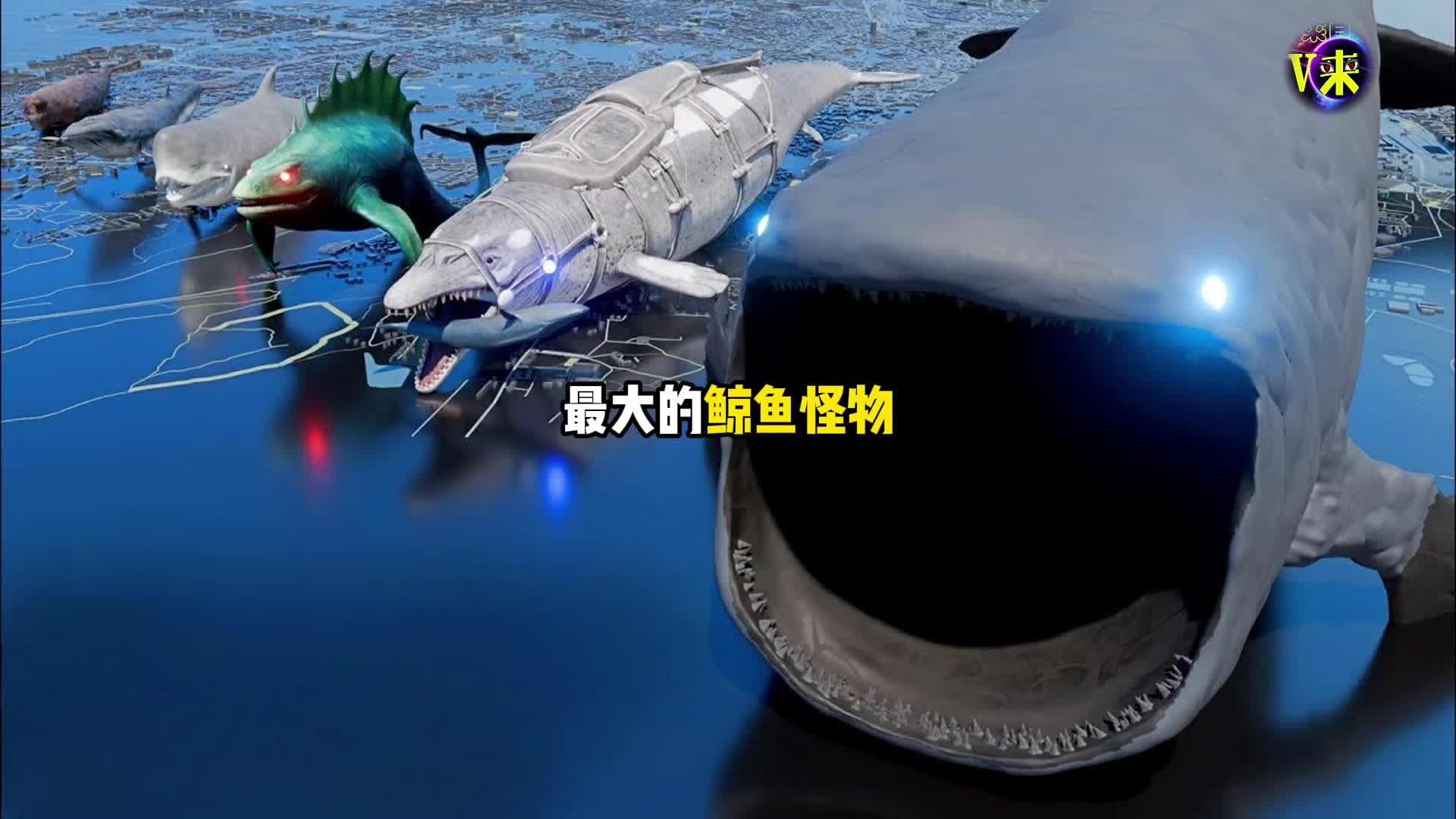 你知道地球上最大的鲸鱼怪物有多吓人吗#鲸鱼#海怪#百科#冷知识#海洋生物-2345少年版，绿色安全的青少年上网导航