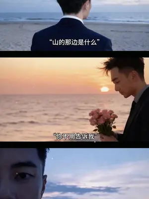 “山的那边是什么”——“你不用告诉我,我会自己去看”——“也可能不会去看,因为看不到”#豆包
