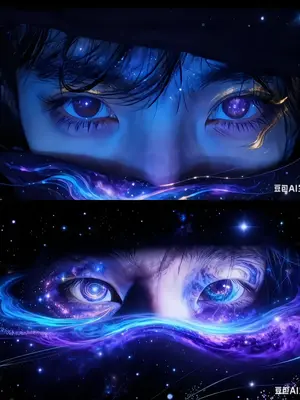 宝子们要的眼睛星空瞳孔转场特效制作教程来了,你是我朝夕相伴触手可及的虚拟,#星空眼睛 #豆包ai #豆包P图已经nextlevel了 #豆包p图指令 #眼睛 眼睛瞳孔转场,眼睛瞳孔 ai特效,虚拟眼睛创意拍摄,虚拟眼睛特效教程,眼睛转场特效制作教程,豆包星空眼睛,豆包姐,豆包星空眼睛指令,眼睛星空瞳孔特效指令教程